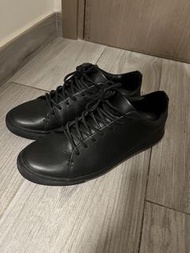 Thursday Boots Black Leather Low Top Sneakers