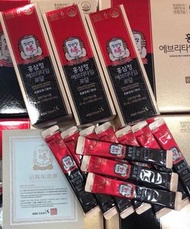 正官庄☀️高純度6年根高麗蔘精🧡絕無咖啡因的提神飲品💥持續飲用有助消除疲勞⭐️全天然成份🌿百分百無添加✅採用了長條小包設計💛獨立包裝方便服用及攜帶