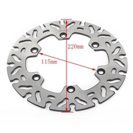 220mm Motorcycle Rear Brake Disc Disc Rotor For Yamaha TTR250 DT200 DT230 WR200 TTR DT WR