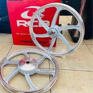 mio125 Alloy Wheels Rim 17 Front Disc White Brushed Racingboy