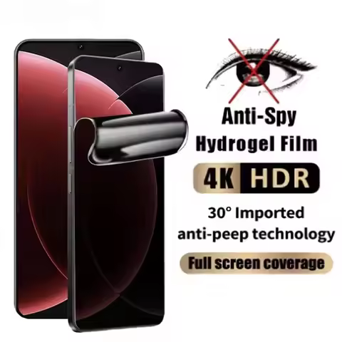 3Pcs Privacy Hydrogel Film For Vivo Y20s Y27s Y33s Y53s Y72 5G Y05 4G Y17s Y51s Y70s Y50t Y200 Pro G