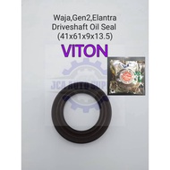 100% Original Viton Driveshaft Oil Seal  - Proton Waja, Gen2, Elantra, Persona - (41X61X9X13.5)