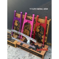 YAMAHA Y15ZR V1 V2 KINGDRAG ALLOY SWING ARM LONG 2INCH 3 INCI ARM RUBBER KD Y15ZR Swing Arm DKT KING