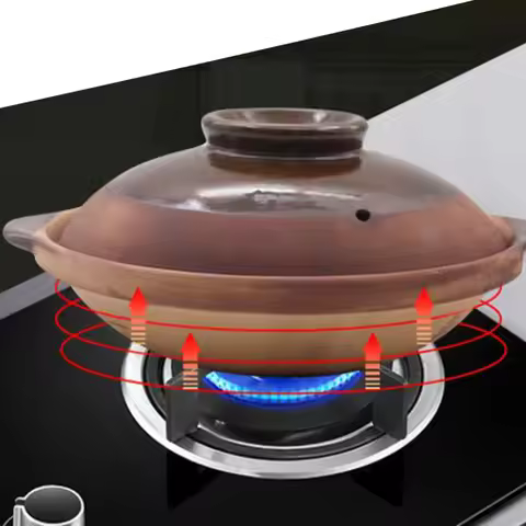 18cm 20cm Ceramic Casseroles Soup Pot Cooking Casserole Clay Stew Stew Pots Earthenware Pot Kitchen