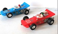 Formula 500 賽車模型 懷舊香港玩具.香港製造玩具 Made in Hong Kong Toy. 70年代玩具膠車仔賽車Plastic toy racing car 電磁車仔2部賽車