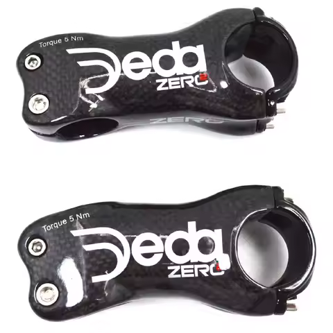 DEDA Full Carbon Fiber Mountain or Road Bicycle Stem, Bike Stem Carbon, Length 60 to130mm, 6 or 17 D