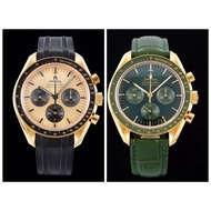 Omega Speedmaster Series Moon Watch Mechanical Watch42Millimeter Watch Case 18KGold Plated Men's Watch Multifunctional Watch