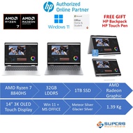 HP ENVY x360 Laptop 14-FA0132AU 32GB(Meteor ) / FA0133AU 32GB( Glacier)  14-FA0022AU 16GB (Meteor ) 