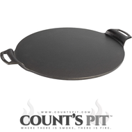 Lodge 15 Inch Seasoned Cast Iron Pizza Pan - Black