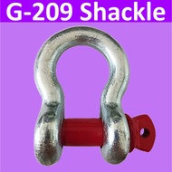 Mago 2” 35 Tons G-209 Shackle Screw Pin Bow Type Lifting Shackle