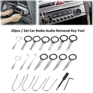 Professional Universal 20pcs/Set Stainless Steel Car Radio Audio Stereo CD DVD Player Removal Key To
