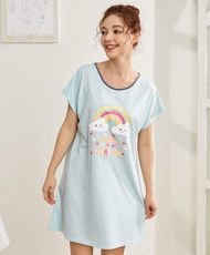 Young Hearts Young Curves Follow The Rainbow Sleep Dress C01-P01205