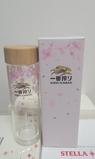 Kirin 麒麟 一番榨 櫻花  玻璃樽 水樽 啤酒杯 玻璃杯