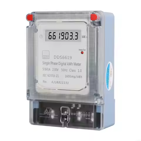 G8DA Residential Wall Mounted Electric Meter Digital kWh Meter For Energy Control