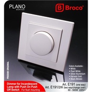 500 Watt Dimmer Switch (Two Way) Plano 2-Way Light Dimmer Switch (E191/2W)