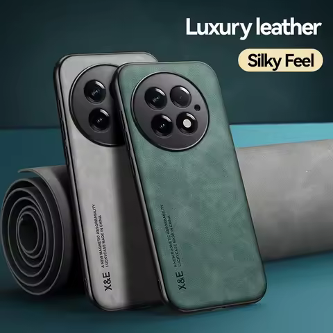 Retro Magnetic Suede Leather Case For OnePlus 13 13R OnePlus13 OnePlus13R 5G Shockproof Matte Silico