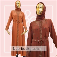 Hikmat Fashion Original A3099 Abaya Hikmat  noerbutikmuslim  Gamis