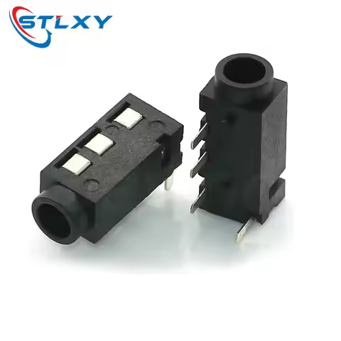 10/50/100PCS 3.5mm jack Female Audio Connector 4 Pin DIP Headphone Jack Socket PJ-320A PJ320A Audio 