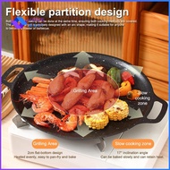 Non-Stick Grill Pan For Induction Cooker - 28cm/32cm/34cm/38cm BBQ Plate