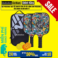 Vợt Pickleball Carbon T700 PRO mặt vợt phủ carbon khối lượng siêu nhẹ mặt nhám bám bóng - Graffiti