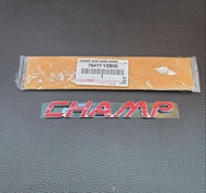 ของแท้ โลโก้ CHAMP สีแดง โตโยต้าไฮลักษ์ วีโก้ แชมป์ สำหรับ Toyota hilux vigo Champ 2011-2014