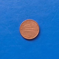 Koin Italia 5 Cent Euro Tahun 2002-2023