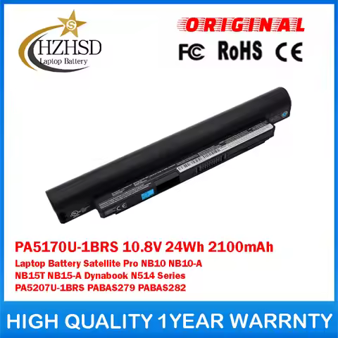 PA5170U-1BRS 10.8V 24Wh 2100mAh Genuine Original Laptop Battery For Toshiba Satellite Pro NB10 NB10-