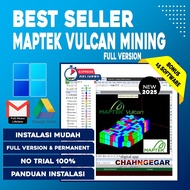 Maptek Vulcan 2024 - 2022.4 Full Version 3D Software minimum planning and modeling 3D mining Gaussia