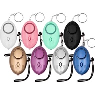 KOSIN Safe Sound Personal Alarm, 8 Pack 140DB Personal Security Alarm Keychain with LED Lights, Emer