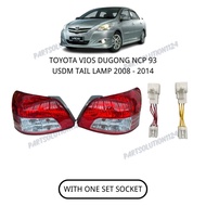 TOYOTA VIOS NCP93 TAIL LAMP USDM 2008-2014 (WITHOUT  SOCKET )