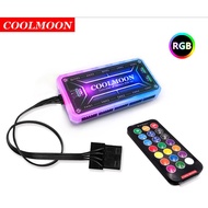 Bộ Hub Led Và Remote Điều Khiển Led Rgb Coolmon 16 Triệu Màu