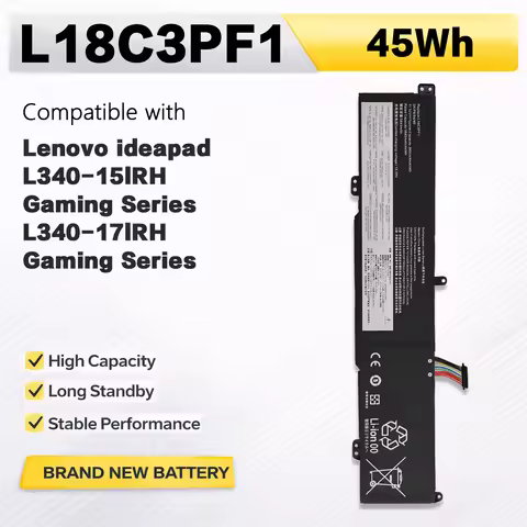 PowerHub L18C3PF1 L18M3PF1 Laptop Battery For Lenovo Ideapad L340-15IRH L340-17IRH Gaming Series 5B1