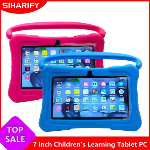 Kids Android 12 Tablet 7inch HD 1024x600 Screen Android Quad Core 1GB 32G WIFI 3000mAh Learning Chil