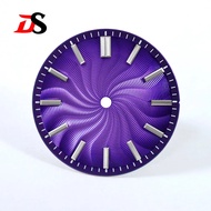 Guilloche Watch Dial Coloful Dials 28.5mm No Lume NH35 Mod No Logo Sterile Ice Blue Smoky Purple NH3