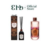 [เซ็ตสุดคุ้ม] ERB Scent & Skin Set - White Winter Reed Diffuser 100ml. + Wine & Roses Body Oil 230 m