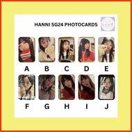 NEWJEANS SEASONS GREETINGS 2024 PHOTOCARD TINGI HANNI HAERIN DANIELLE HYEIN HANNI MINJI