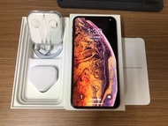 Gold - Full set 92% new iPhone XS max 256gb battery 91% one months warranty
