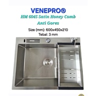 Kitchen Sink Silver Anti-Scratch Kitchen Sink 60 x 45
