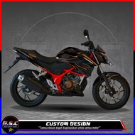 Decal FULL BODY Sticker CB 150R/CB150R/NEW 2018 CB 150R V.3 Motif Armor Gold