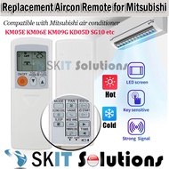 Replacement Mitsubishi Aircon Remote Control Air Conditioner AC Air Con Remote Controller KM05E KM12