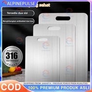 Stainless Steel Cutting Board 316 Hygienic Cutting Board Anti-Rust Anti-Bacterial and Anti-Fungus Cu
