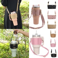 PU Leather Water Bottle Holder  For Stanley 30 Oz & 40 Oz Tumbler   |Water Bottle Holder With Adjust