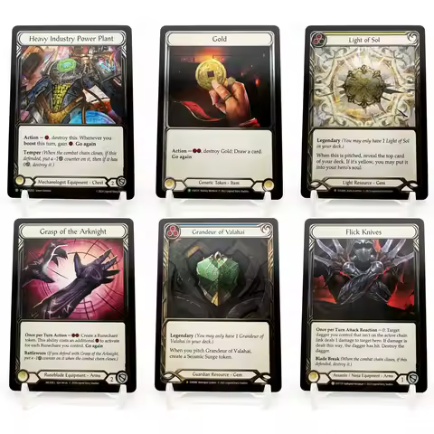 Flesh and Blood Proxy Cards Flesh and Blood TCG FAB Fabled & Judge Promo Set Light of Sol, Grandeur 