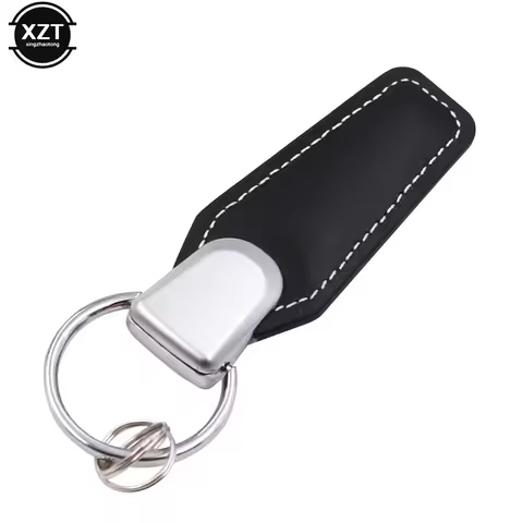 New Metal Leather Alcantara Keychains Car With Logo Keyring For Audi A3 A4 A5 A6 A7 Q2 Q3 Q5 Q7 Q8 R