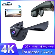 Car Dvr Front Rear Camera Recorder 4K Dash Cam OEM Dashcam for Mazda 3 Axela 2023 2022 2021 2020 2019 Plug and play Das