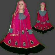 Baju india anak perempuan gamis anak abaya dress baju muslim anak