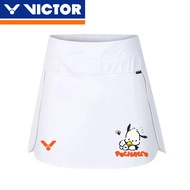 Victor Badminton Skirt 2024 New Tennis Dress Sports Short Skirt Women Speed Drying Pants Skirt Anti Light Tennis Skirt Half Skirt Outdoor Running Fitness Skirt Sports Running Skirt