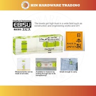 EBISU DIAMOND ED-FL ACRYLIC SPIRIT LEVEL LEVEL WITH 2 VIALS 15 x 25 x 75mm Made In Japan 日本製