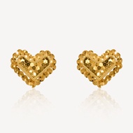 916 Gold Ariselle Love Earring