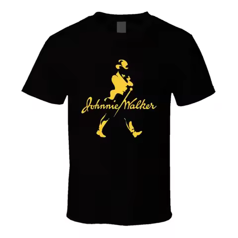 Johnnie Walker Scotch Whiskey Red Blue Gold T Shirt